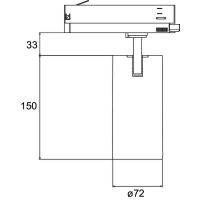 LED-Schienenstrahler 230V 88722164DA