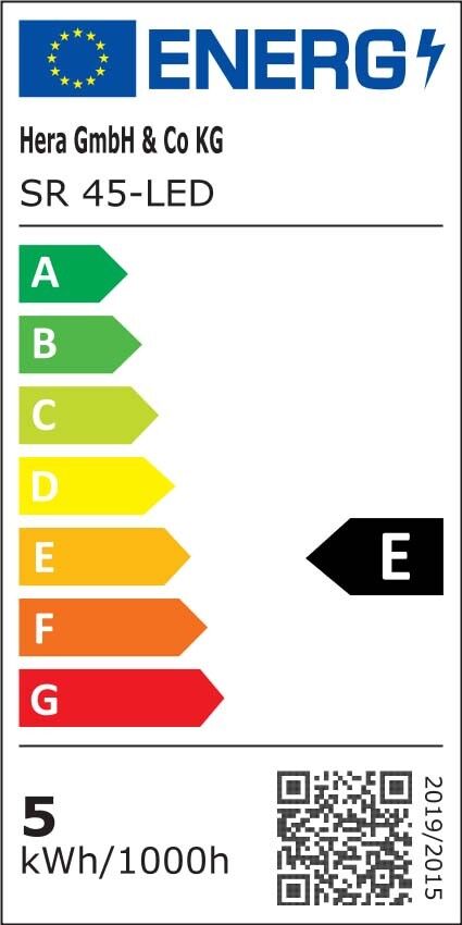 LED-Einbauleuchte SR 45-LED 4,8Wnw eds