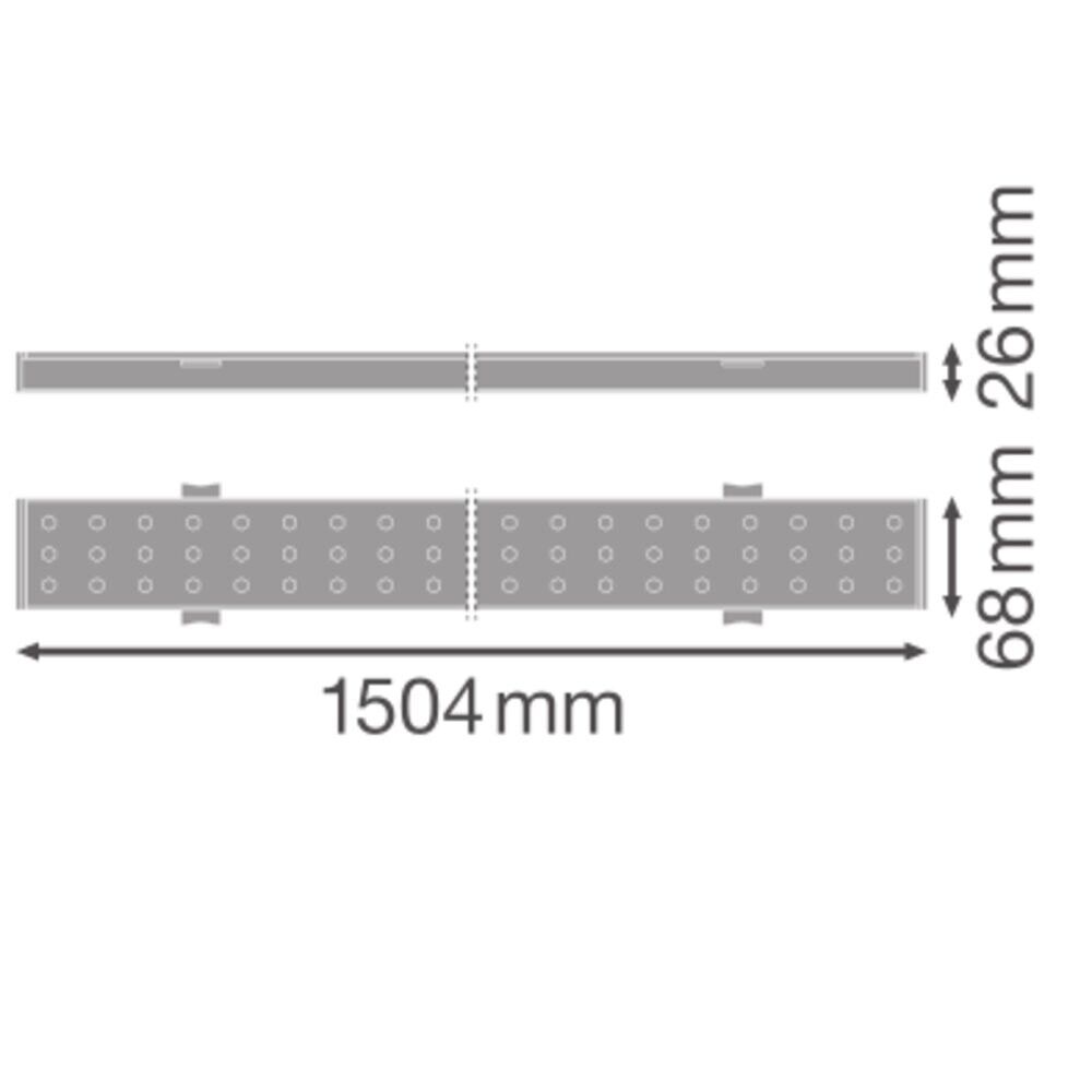 LED-Universalgeräteträger TRU.U.VP73W840NCLPS