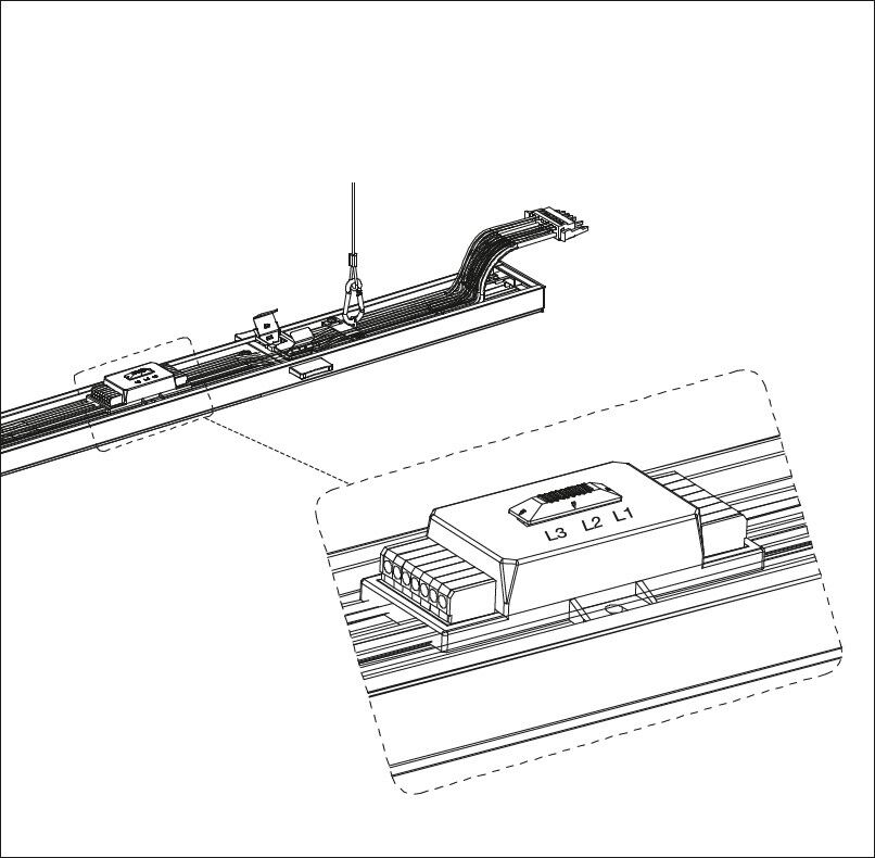 LED-Universalgeräteträger TRU.U.VP73W840NCLPS