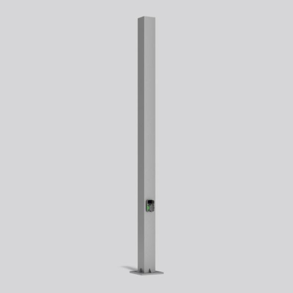 Mast mit Wallbox 811408