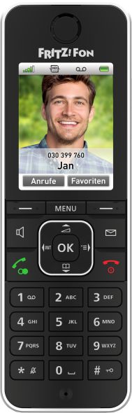 Komfort-Telefon FRITZ!Fon C6 Black