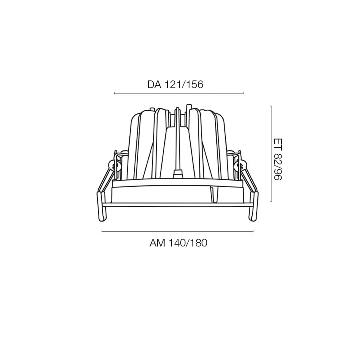 LED-Downlight 3000K