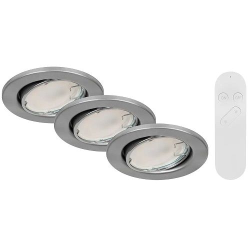 Einbaustrahler-Set 3x LED/GU10/4,9W 400 lm 2700-6500K + RGB