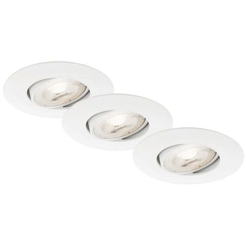 LED-Einbauleuchte 3er-Set LED/4,9W 480 lm 3000K dimmbar