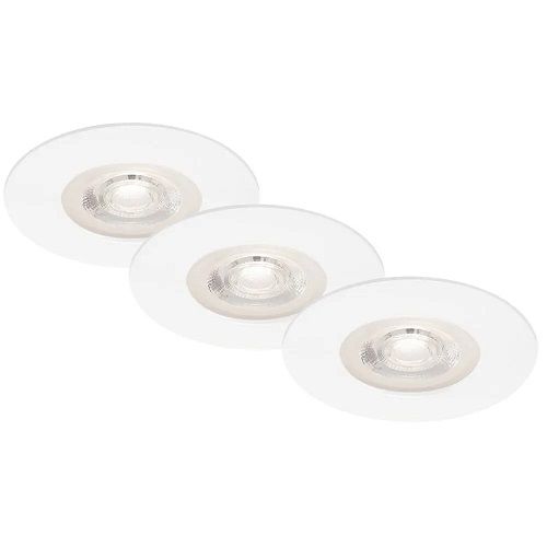 LED-Einbauleuchte 3er-Set LED/4,9W 480 lm 3000K weiß