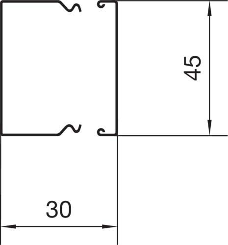 Kabelkanal LFS 30045 verzinkt