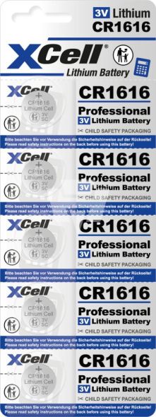 Knopfzelle Lithium 3V XCR1616 (5er)