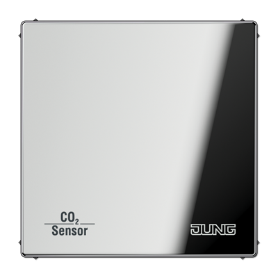 KNX CO2-Sensor RT-Regler CO2 GCR 2178 glanzchrom