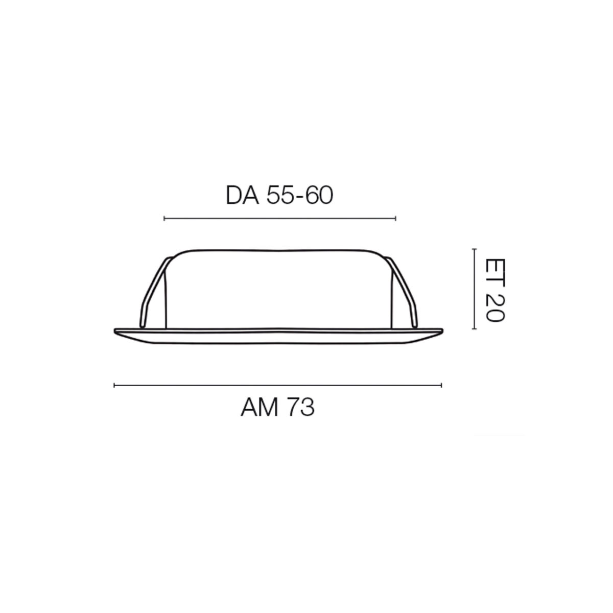 Einbauleuchte 1 x G4/12V/10W chrom