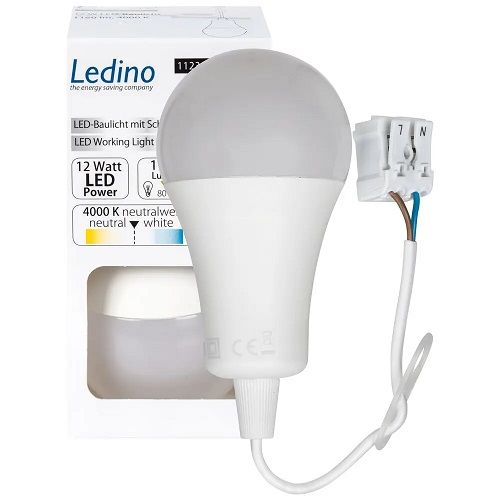 LED-Baulicht AGL LED/230V/12W (80W) 1160 lm 4000K opal/weiß