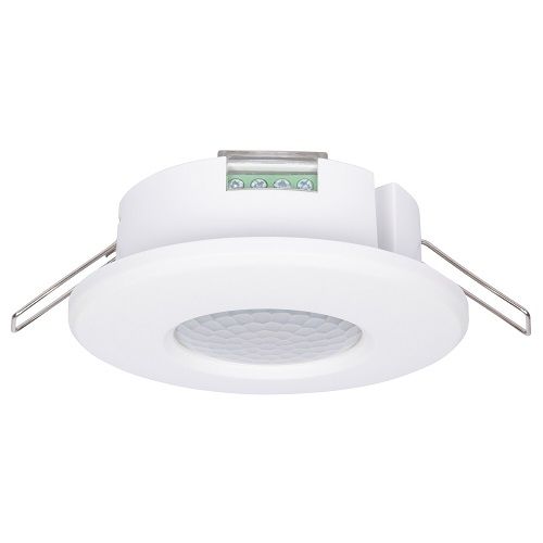 AP und UP-Decken-Bewegungsmelder 2000W/LED1000VA Erfassungswinkel 360° Reichweite bis max. 8 m weiß