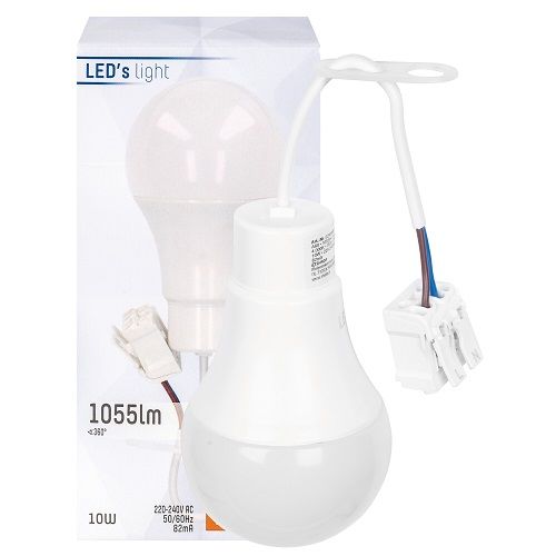 LED-Baulicht LED/10W (75W) 1.055 lm 4000K opal/weiß