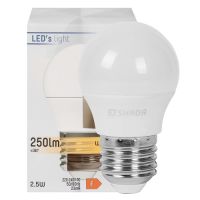 LED-Lampe Tropfen-Form opal E27/2,5W 25W 250 lm 2700K