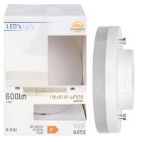 LED-Reflektorlampe GX53 6,5W 600lm