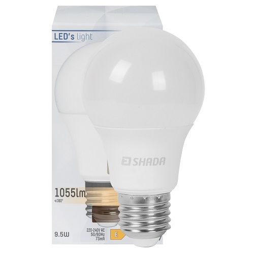 LED-Lampe AGL-Form opal E27 2700K