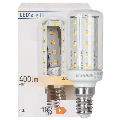 LED-Lampe Röhren-Form klar E14/4W 35W 400 lm 2700K