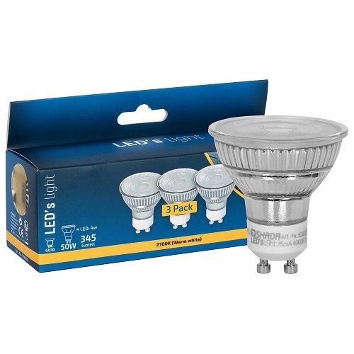 LED-Reflektorlampe  GU10 2700K 4,0W 345lm