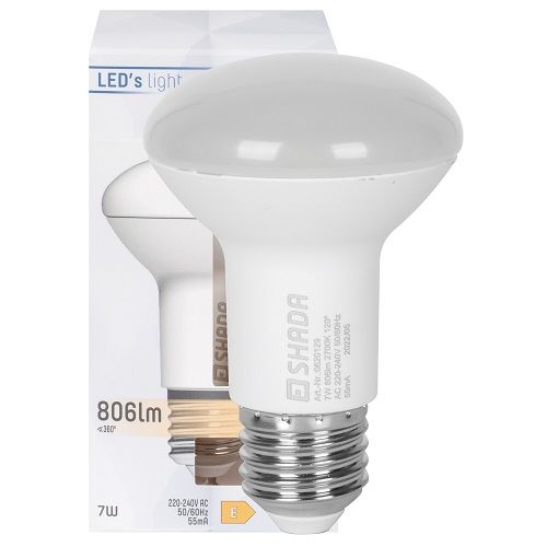 LED-Reflektorlampe R63 E27/7W 806 lm 2700K