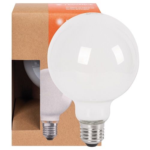 LED-Filament-Lampe ULTRA EFFICIENT CLASSIC GLOBE Globe-Form matt E27/4W (60W) 840 lm 3000K