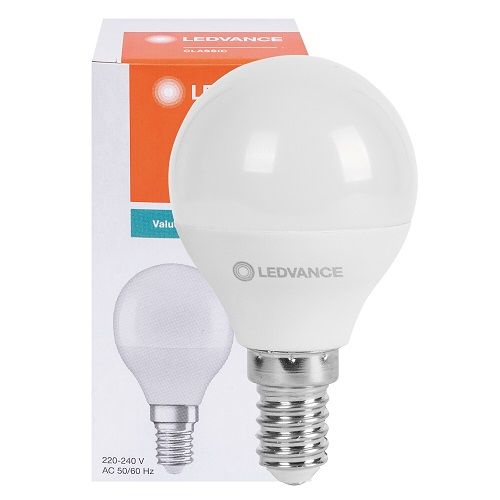 LED-Lampe CLASSIC P VALUE Tropfen-Form opal E14/4,9W (40W) 470 lm 4000K