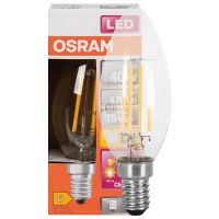 LED-Filament-Lampe CLASSIC B THREE STEP DIM Kerzen-Form klar