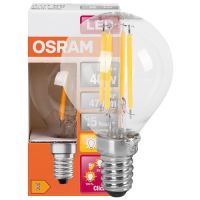 LED-Filament-Lampe CLASSIC P THREE STEP DIM Tropfen-Form klar