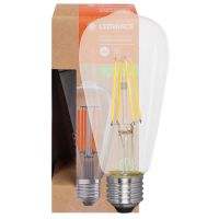 LED-Filament-Lampe ULTRA EFFICIENTY CLASSIC EDISON 60 Edison-Form klar E27/4W (60W) 840 lm 3000K