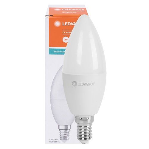 LED-Lampe CLASSIC B VALUE Kerzen-Form opal E14/7,5W (60W) 806 lm 2700K