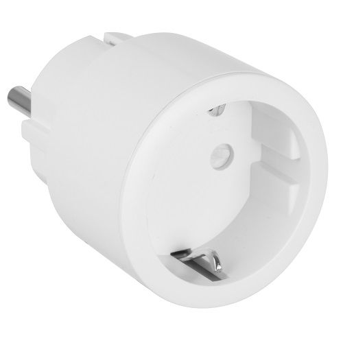 Funk-Steckdosen-Adapter schaltbar bis 3600W ohmsche Last 1 Kanal reinweiß