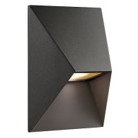 Außenwandleuchte PONTIO 1 x GU10/25W Aluminium schwarz