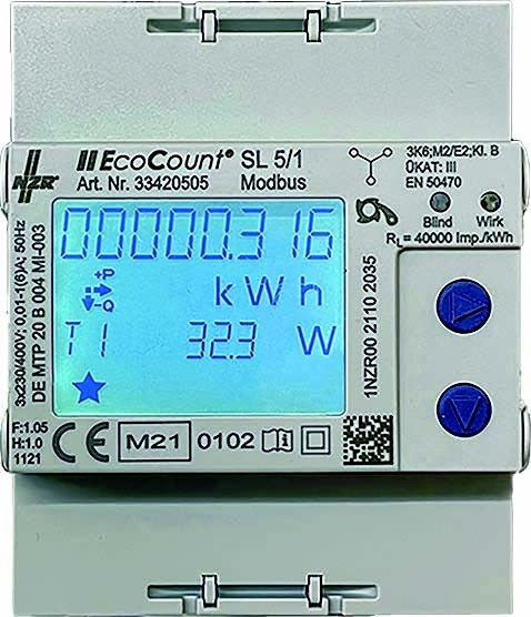 Elektr.Hutschienenzähler EcoCount SL#33420518