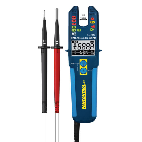 Spannungsprüfer PAN Allrounder 200AD 0,1 - 1000V AC / 1500VDC mit Zangenfunktion