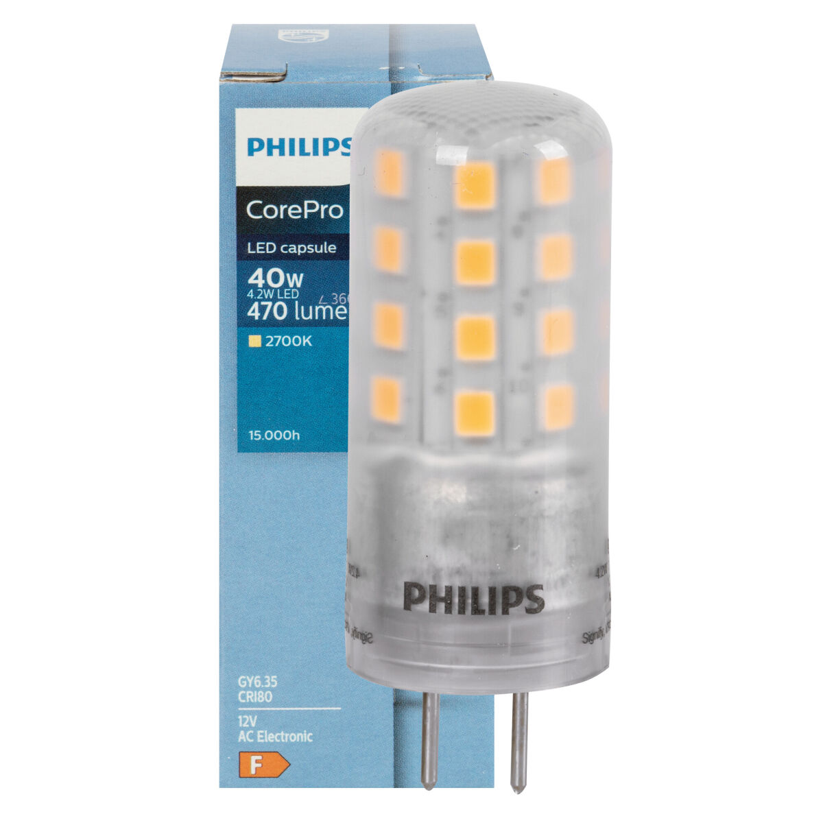 LED-Stiftlampe COREPRO GY6,35/12V/4,2W (40W) 470 lm 2700K