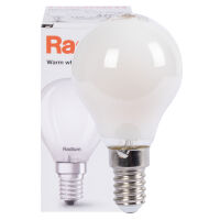 LED-Filament-Lampe RALED STAR DROP Tropfen-Form matt E14/4,8W 470 lm 2700K