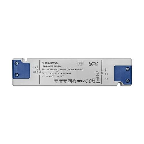 LED-Netzteil 12VDC 20W elektronsich