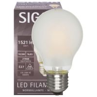 LED-Filament-Lampe AGL-Form matt E27 2700K 10,5W