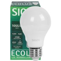 LED-Lampe ECOLUX AGL-Form E27 2700K 9,5W 1055lm