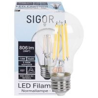 LED-Lampe Full Spectrum AGL-Form klar E27 2700K 7,5W