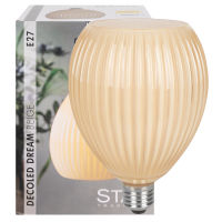 LED-Lampe geriffelt E27 3,5W 210 lm 3000K beige