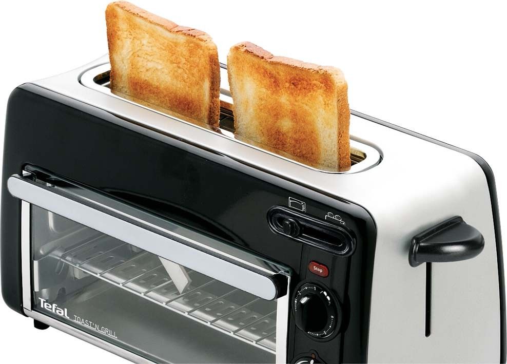 Toaster/Minofen TL 6008 sw/alu