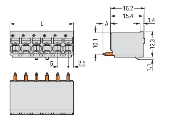 1-Leiter-THT-Federleiste 2092-1158/000-5000