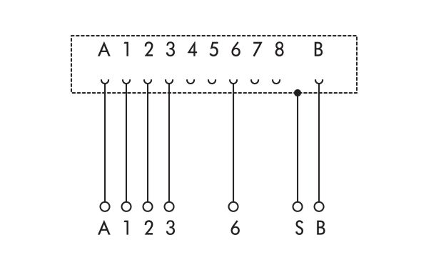 Übergabemodul RJ-45 289-178