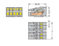 1-Leiter-Federleiste 231-102/102-000