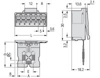 1-Leiter-Stiftleiste 2092-1502/002-000