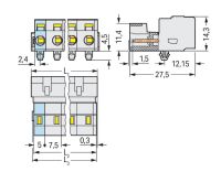 1-Leiter-Stiftleiste 723-605/018-000