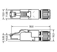 ETHERNET-Stecker RJ-45 750-978/000-012