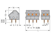 Leiterplattenklemme 236-404/332-000