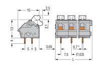 Leiterplattenklemme 256-510/334-000