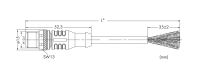 Systembusleitung M12B-St. 756-1303/060-100